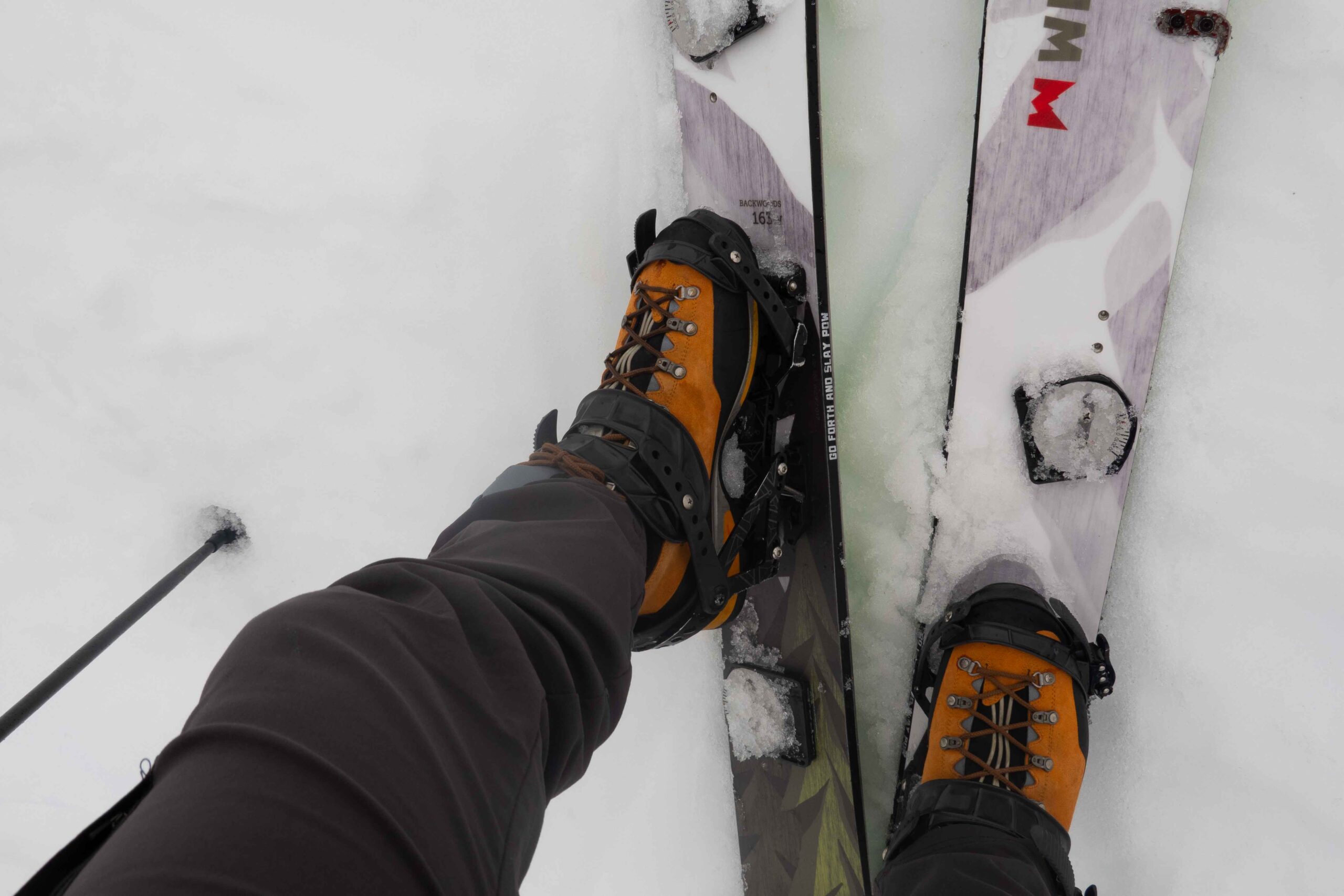 Splitboarding in Mountaineering Boots: An Effective One-Boot Solution